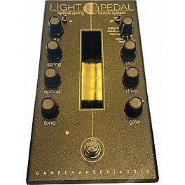 Used Gamechanger Audio LIGHT PEDAL OPTICAL SPRING REVERB Effect Pedal