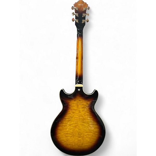 Used Ibanez AM93 Artcore 2 Tone Sunburst Hollow Body Electric Guitar