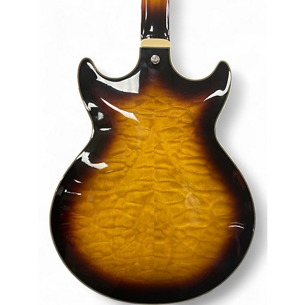 Used Ibanez AM93 Artcore 2 Tone Sunburst Hollow Body Electric Guitar