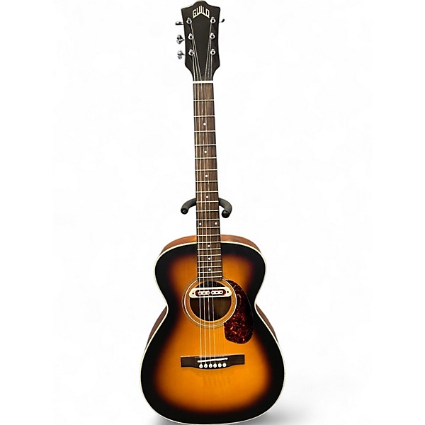 Used Guild M-240E Troubadour Sunburst Acoustic Electric Guitar,Specials : American Fashion Style Bags On Sale