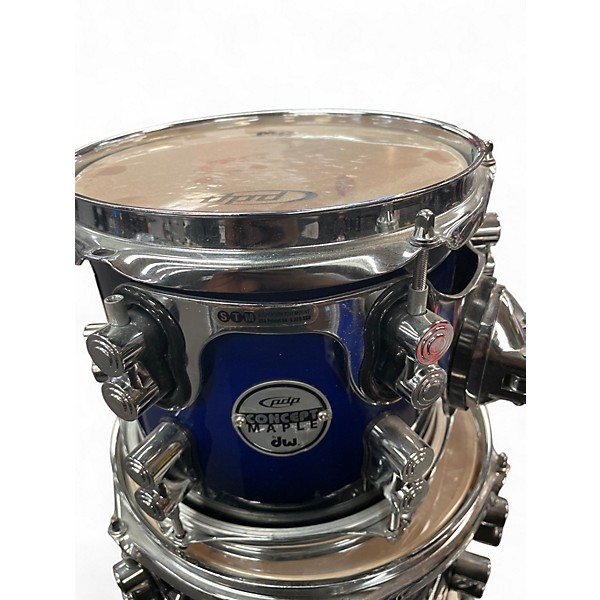 Used PDP by DW 7 Piece Concept Series Blue Drum Kit