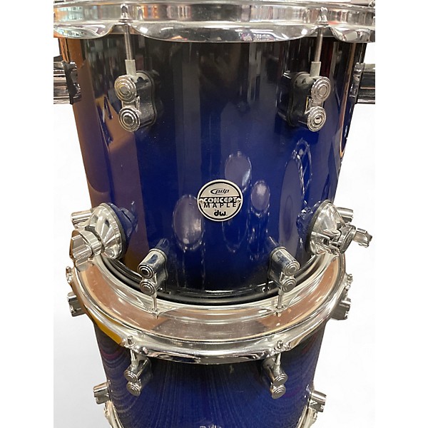 Used PDP by DW 7 Piece Concept Series Blue Drum Kit