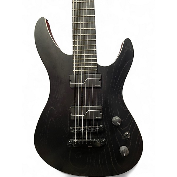 Used Fujigen JMY72ASHE 7-String OPEN PORE BLACK Solid Body