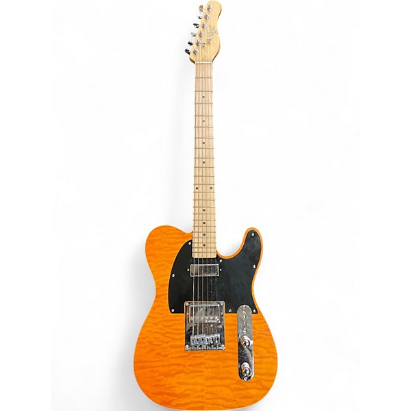 Used Michael Kelly tele style Amber Solid Body Electric Guitar,Specials : American Fashion Style Bags On Sale