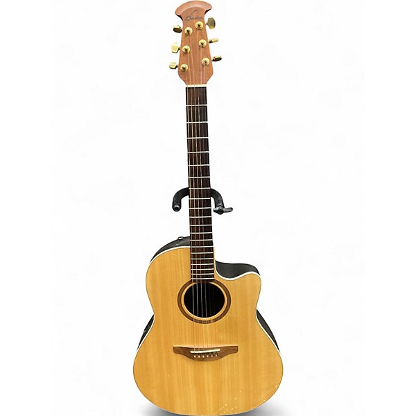 Used Ovation Balladeer Special S771 Natural Acoustic Electric Guitar