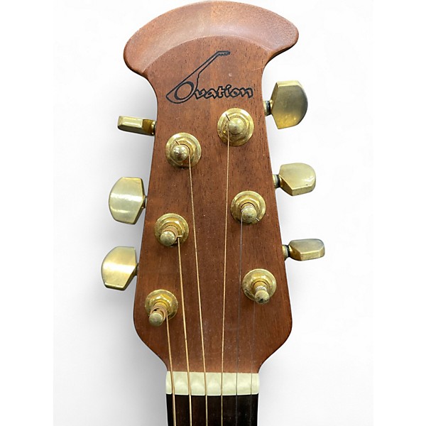 Used Ovation Balladeer Special S771 Natural Acoustic Electric Guitar