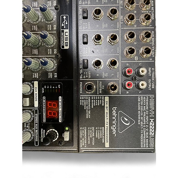 Used Behringer Xenyx X2222USB Unpowered Mixer