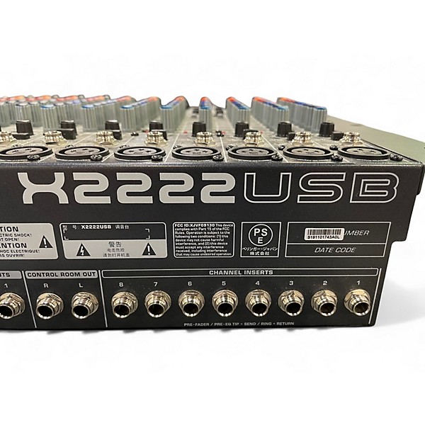 Used Behringer Xenyx X2222USB Unpowered Mixer