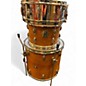 Used 1990s Slingerland 5 Piece 5 Piece Shell Kit Natural Drum Kit