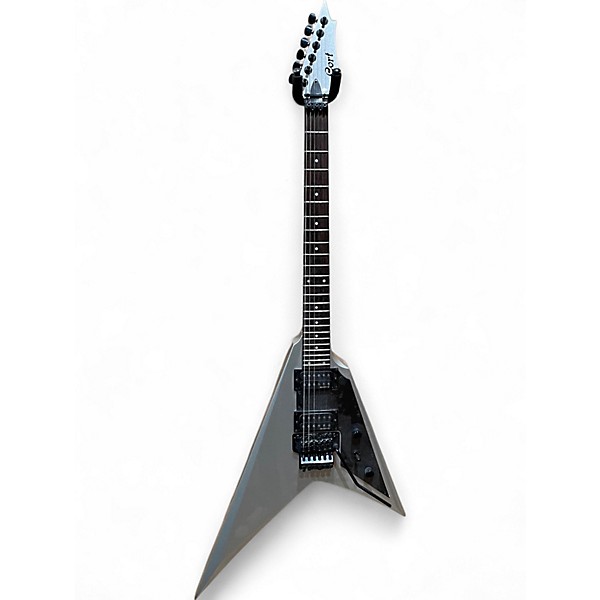 Used Cort VX-2V FR Metallic Silver Solid Body Electric Guitar,New Products : American Fashion Style Bags On Sale