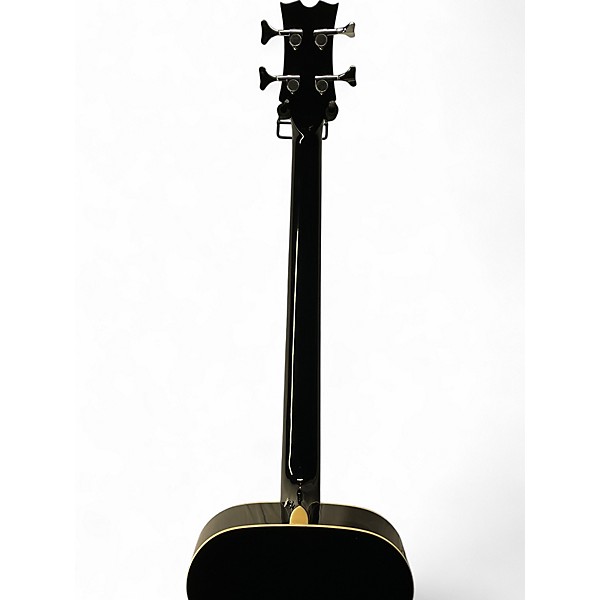 Used Dean EAB AE Black Acoustic Bass Guitar