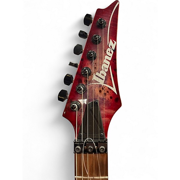 Used Ibanez RG470 RED FLAME BURST Solid Body Electric Guitar