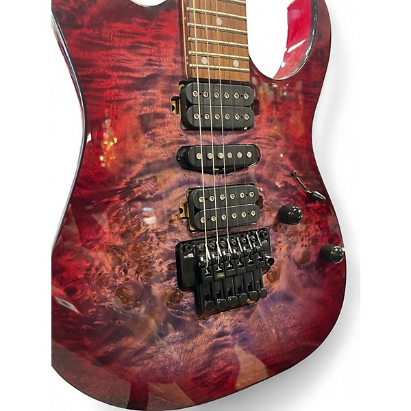 Used Ibanez RG470 RED FLAME BURST Solid Body Electric Guitar