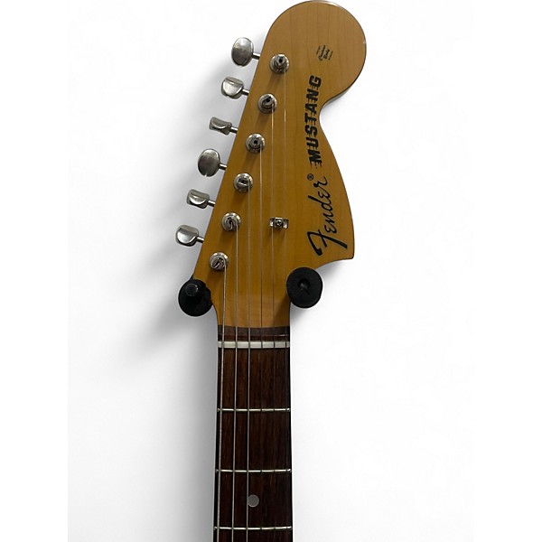 Used Fender Mustang Blue Solid Body Electric Guitar