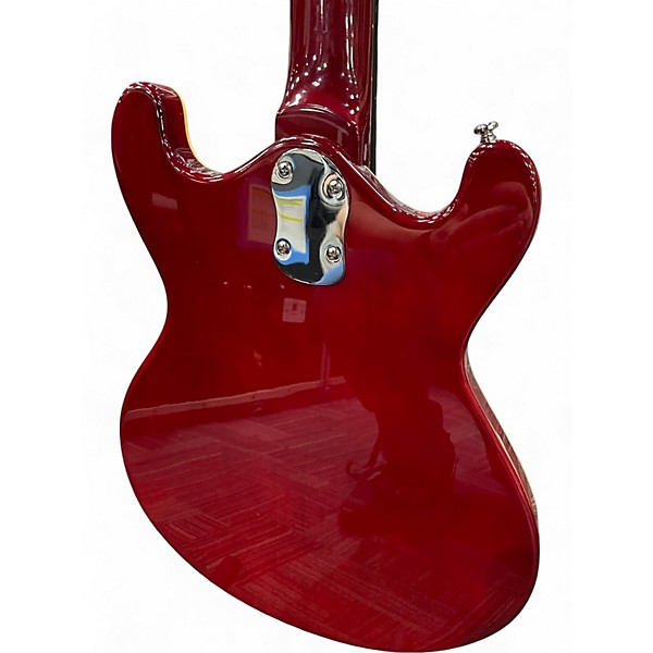 ギター DANELECTRO THE 66 Tranceparent Red Danelectro The '66 Semi Hollow Body Electric Guitar