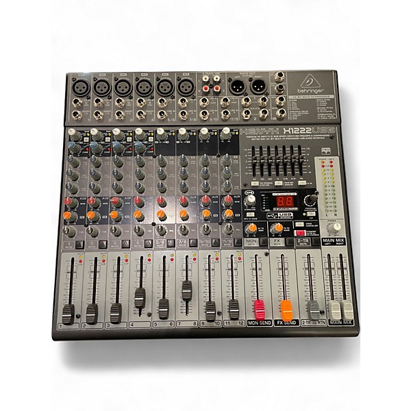Used Behringer Xenyx X1222USB Unpowered Mixer