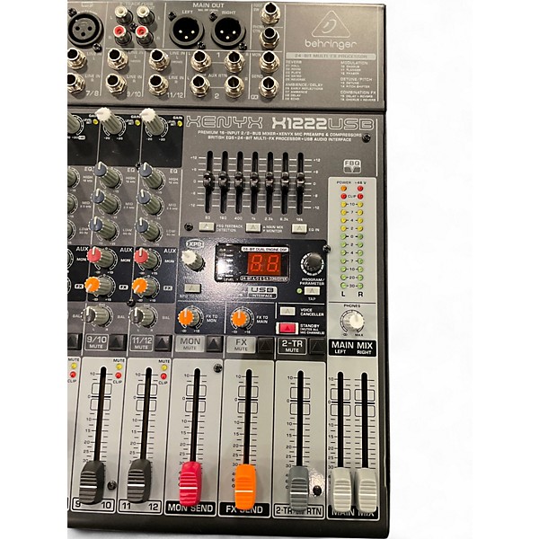 Used Behringer Xenyx X1222USB Unpowered Mixer