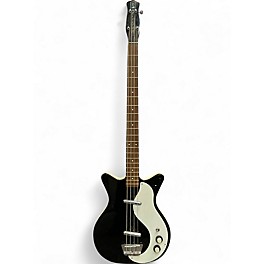 Used Danelectro 59 Long Scale Black Electric Bass Guitar