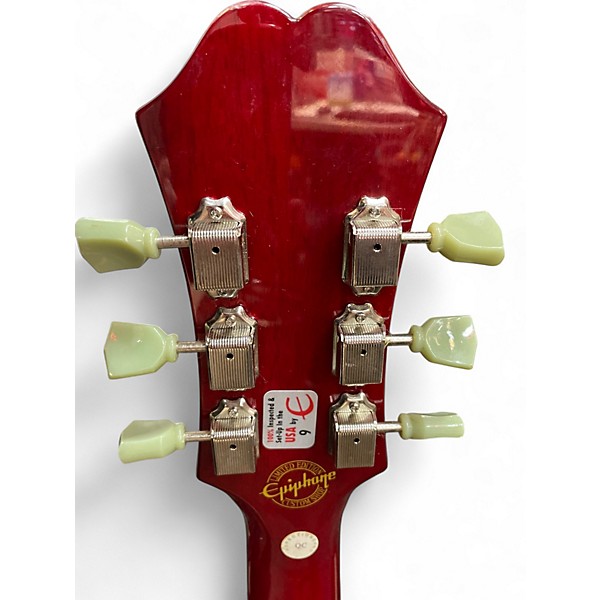 Used 2014 Epiphone ES335 Pro Cherry Hollow Body Electric Guitar