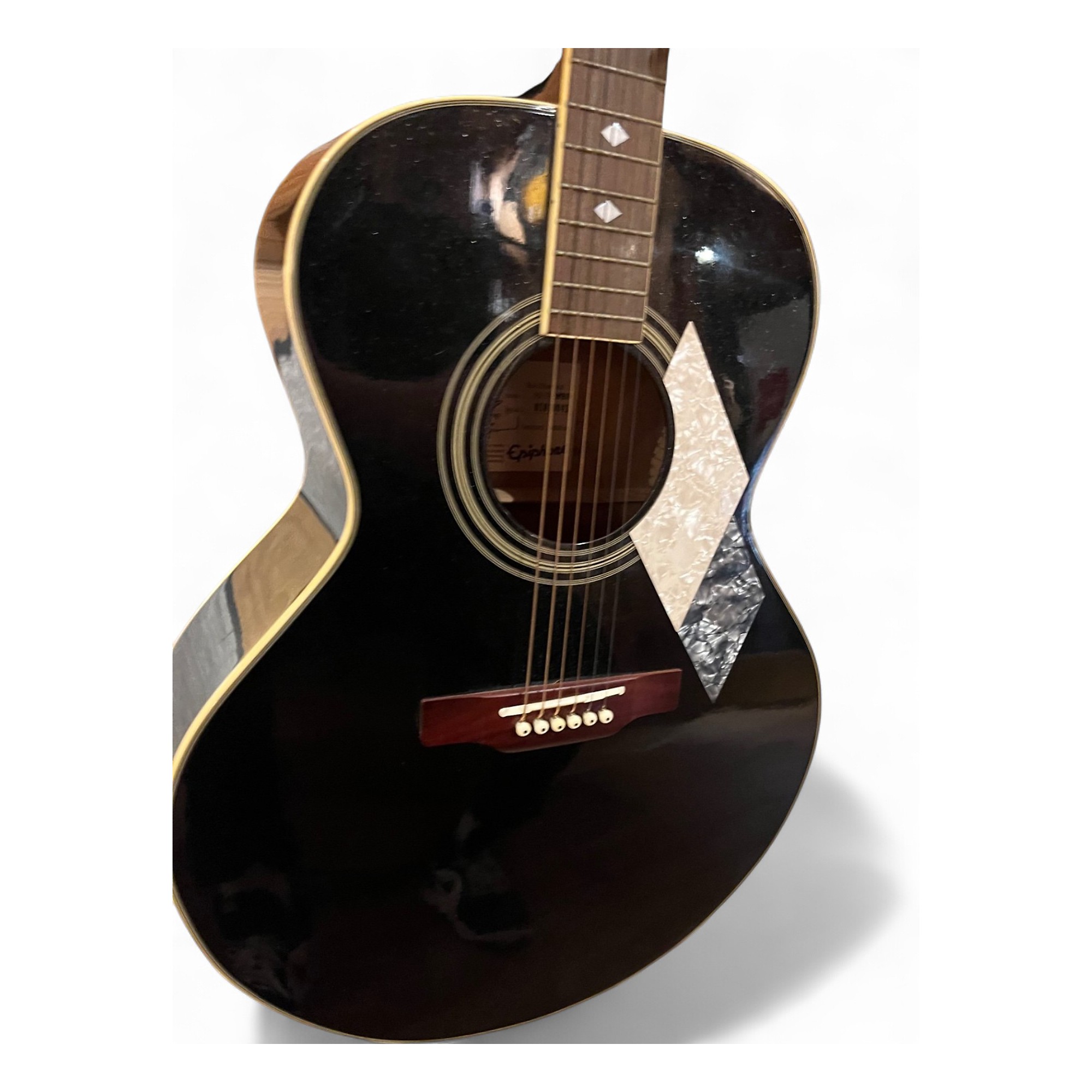 Epiphone SQ 180/BK アコースティックギター Used Epiphone Neil Diamond SQ-180 Black Acoustic Guitar