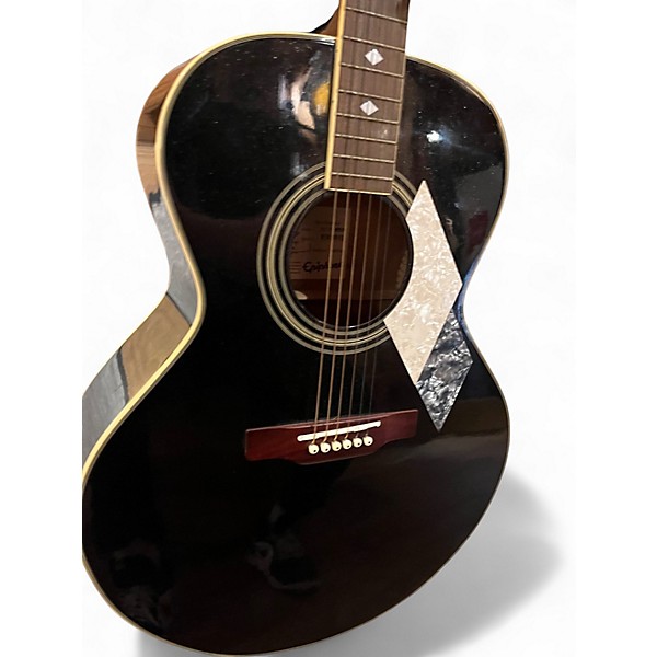 Used Epiphone Neil Diamond SQ-180 Black Acoustic Guitar