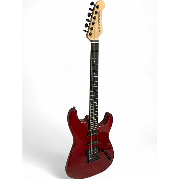 Used Lakland 65-S Red Solid Body Electric Guitar