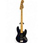 Used 2014 Fender LIMITED EDITION SANDBLAST JAZZ BASS Blue Electric Bass Guitar thumbnail