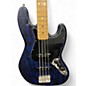Used 2014 Fender LIMITED EDITION SANDBLAST JAZZ BASS Blue Electric Bass Guitar