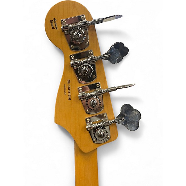 Used 2014 Fender LIMITED EDITION SANDBLAST JAZZ BASS Blue Electric Bass Guitar