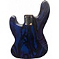 Used 2014 Fender LIMITED EDITION SANDBLAST JAZZ BASS Blue Electric Bass Guitar