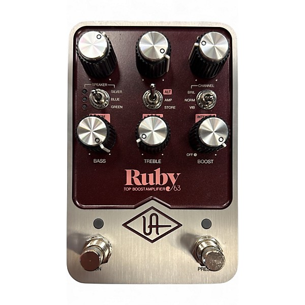 Used Universal Audio Ruby Top Boost Amplifier Effect Pedal