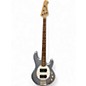 Used Ernie Ball Music Man Stingray SUB Bass Silver Sparkle Electric Bass Guitar thumbnail
