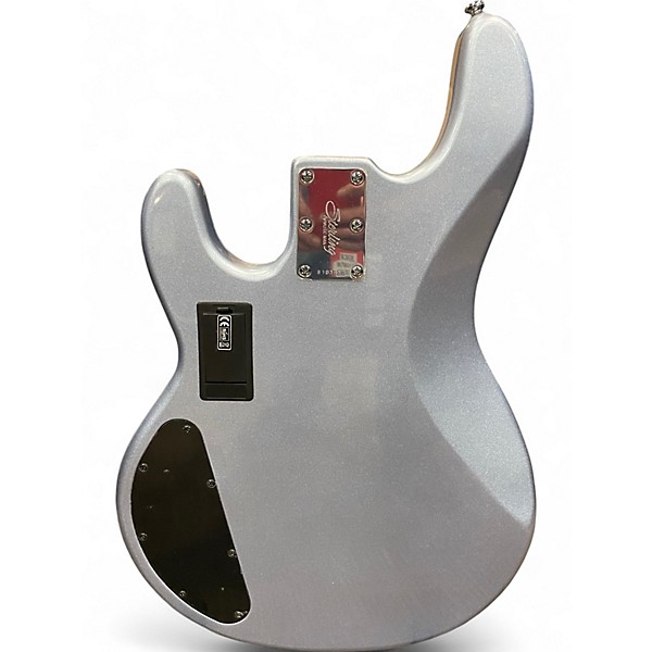 Used Ernie Ball Music Man Stingray SUB Bass Silver Sparkle Electric Bass Guitar