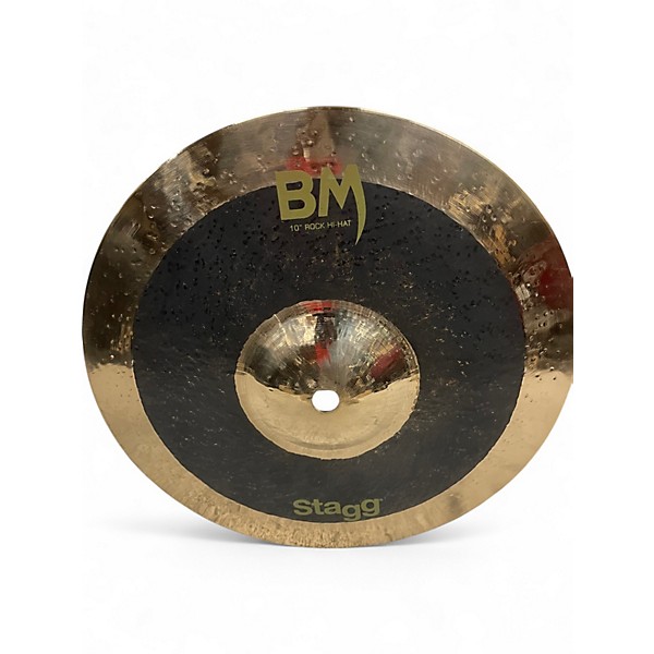 Used Stagg 10in BLACK METAL ROCK HATS Cymbal