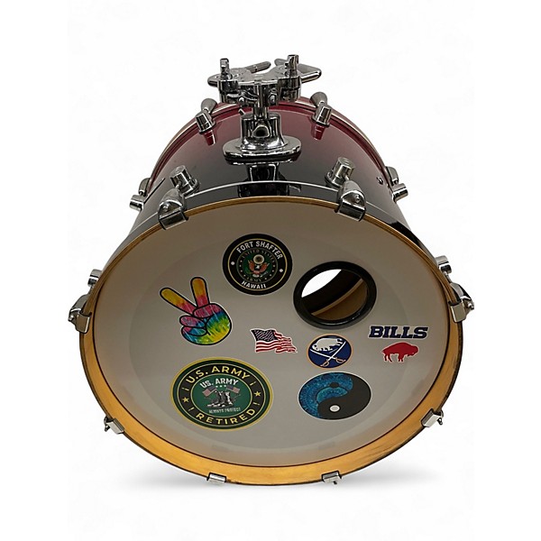 Used PDP by DW 3 Piece X7 PURPLE SPARKLE FADE Drum Kit