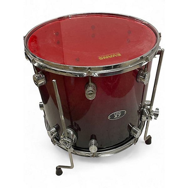 Used PDP by DW 3 Piece X7 PURPLE SPARKLE FADE Drum Kit