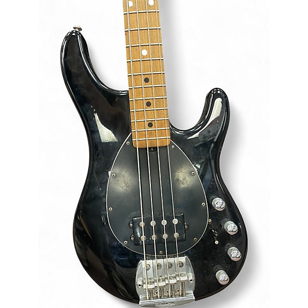 Vintage 1994 Ernie Ball Music Man Sterling 4 String Black Electric Bass Guitar