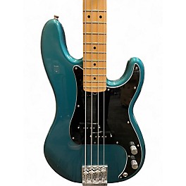 Used 2017 Fender FSR Standard Precision Bass Ocean Turquoise Electric Bass Guitar