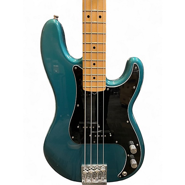 Used 2017 Fender FSR Standard Precision Bass Ocean Turquoise Electric Bass Guitar,Specials : American Fashion Style Bags On Sale