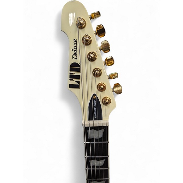 Used ESP LTD PHEONIX 1000 Vintage white Solid Body Electric Guitar