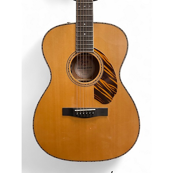 Used Fender Paramount PO-220E Orchestra Antique Natural Acoustic Electric Guitar