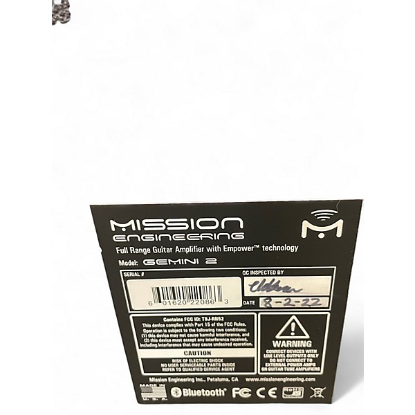 Used Mission Engineering GEMINI 2 Guitar Power Amp