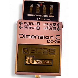 Used BOSS Dimension C DC-2W Effect Pedal
