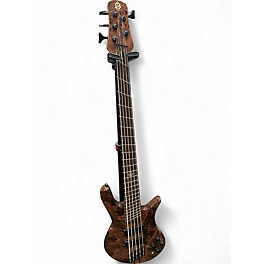 Used Spector NS DIMENSION 5 BROWM/BLACK GLOSS Electric Bass Guitar
