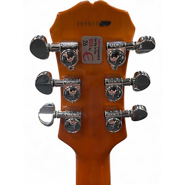 Used Epiphone Les Paul Classic Candy Tangerine Solid Body Electric Guitar