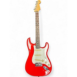 Used Fender PLAYER II STRAT CORAL RED Solid Body Electric Guitar