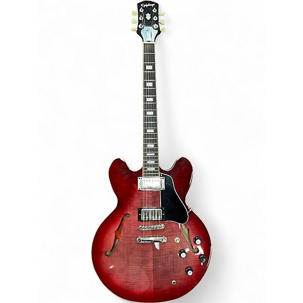 Used Epiphone ES335 FIGURED TOP RASBERRY BURST Hollow Body Electric Guitar,Specials : American Fashion Style Bags On Sale Used Epiphone ES335 FIGURED TOP RASBERRY BURST Hollow Body Electric Guitar,Specials : American Fashion Style Bags On Sale