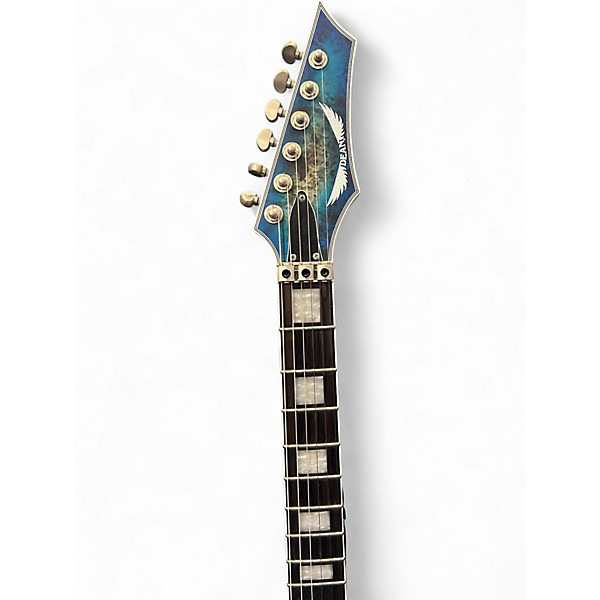 Used Dean EXILE SELECT Ocean Turquoise Solid Body Electric Guitar