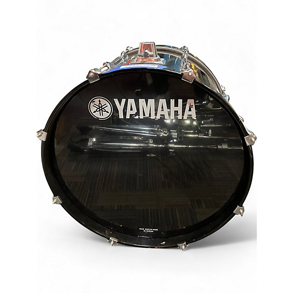 Used Yamaha 4 Piece Stage Custom Black Drum Kit