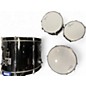 Used Yamaha 4 Piece Stage Custom Black Drum Kit